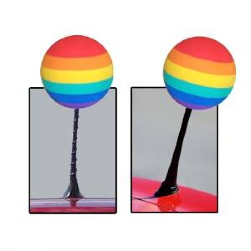 Thick Fat Style Antenna Rainbow Antenna Topper